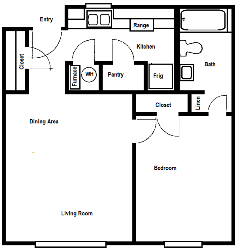 one bedroom Pueblo Village